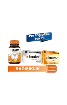 İmutor Imutor Gummies & Imutor Kompleks Kapsül & Imutor 100 - Beta Glukan - Pro Bağışıklık Paketi İmutor Imutor Gummies & Imutor Kompleks Kapsül & Imutor 100 - Beta Glukan - Pro Bağışıklık Paketi