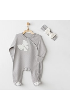 Melonika Baby Bow Bliss Tulum Takım Grey Çok Renkli Melonika Baby Bow Bliss Tulum Takım Grey Çok Renkli