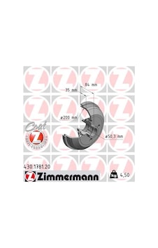 Zimmermann 430.1781.00 Arka Fren Kampanası Corsa A 83 92 Corsa B Tigra A 93 02 Abs Lı 90509107 Zimmermann 430.1781.00 Arka Fren Kampanası Corsa A 83 92 Corsa B Tigra A 93 02 Abs Lı 90509107