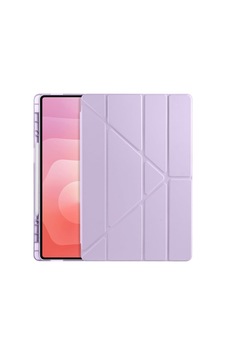 Aksesuarcim S11 Ultra Sm-x930 X936b İle Uyumlu Kılıf Silikon Yumuşak Kalem Bölmeli Esnek 4 Farklı Stand Olabilen Tablet Kılıfı Lila Sku: Zeusb0gg4dg864 Arka Kapak