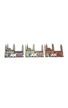 İstanbul Temalı Metal Magnet Alk3341 - İstanbul Temalı Metal Magnet Alk3341 -