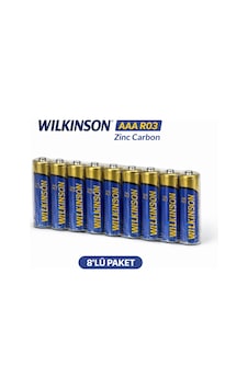 Wilkinson Aaa R03 İnce Pil Zinc Carbon Ultra Energy 2 Li 4 Paket Wilkinson Aaa R03 İnce Pil Zinc Carbon Ultra Energy 2 Li 4 Paket