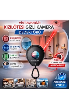Polham Mini Taşınabilir Kızılötesi Kamera Dedektörü Rf Sinyal Tespiti Şarjlı Otel, Airbnb Güvenlik Cihazı Polham Mini Taşınabilir Kızılötesi Kamera Dedektörü Rf Sinyal Tespiti Şarjlı Otel, Airbnb Güvenlik Cihazı