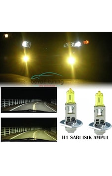 H1 Jdm Süper Sarı Işık Far Ampul 12V 100W H1 Jdm Süper Sarı Işık Far Ampul 12V 100W
