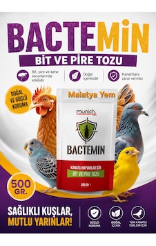 Bactemin Akarsid Doğal Kanatlı Bit Kene Parazit Tozu 500 Gr Bactemin Akarsid Doğal Kanatlı Bit Kene Parazit Tozu 500 Gr