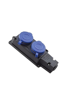 1x16 Monofaze Kauçuk 2'li Grup Priz-554