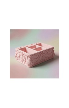 Barok Dönem El İşçiliği Görünümlü 3d Baskı Mat Pembe Makyaj Düzenleyici Pembe Barok Dönem El İşçiliği Görünümlü 3d Baskı Mat Pembe Makyaj Düzenleyici Pembe