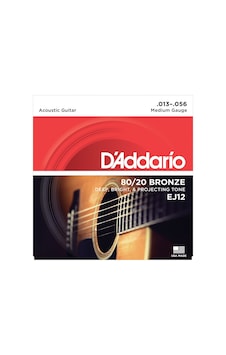 Daddario EJ12 Akustik Tel Set Medium (0.13) Daddario EJ12 Akustik Tel Set Medium (0.13)