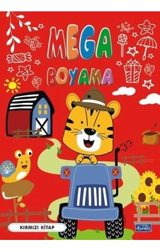 Mega Boyama Kırmızı Kitap Mega Boyama Kırmızı Kitap