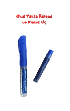 Okul Beyaz Tahta Kalemi, Mavi Renk Boardmarker Yedek Uçlu Mavi Okul Beyaz Tahta Kalemi, Mavi Renk Boardmarker Yedek Uçlu Mavi