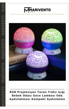 Rgb Projeksiyon Tavan Yıldız Işığı Bebek Odası Gece Lambası Oda Aydınlatması Kompakt Aydınlatma Çok Renkli Rgb Projeksiyon Tavan Yıldız Işığı Bebek Odası Gece Lambası Oda Aydınlatması Kompakt Aydınlatma Çok Renkli