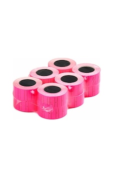 Motex Fiyat Etiketleme Makinası Pembe Floresan Renk Etiketi Motex Fiyat Etiketleme Makinası Pembe Floresan Renk Etiketi
