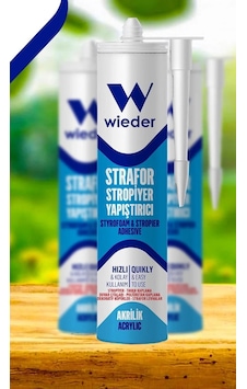 Wieder Strafor Stropiyer Yapıştırıcı Beyaz 450g 1adet Wieder Strafor Stropiyer Yapıştırıcı Beyaz 450g 1adet
