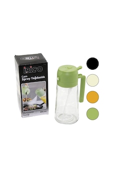 2in1 Spreyli Akıtmalı Cam Yağdanlık 450ml Kilitli Kapaklı Sürahi Modeli Diğer