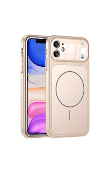 Zore İphone 11 Kılıf Nvth M-safe Şarj Özellikli Kamera Korumalı Formen Kapak - Gold Altın Zore İphone 11 Kılıf Nvth M-safe Şarj Özellikli Kamera Korumalı Formen Kapak - Gold Altın