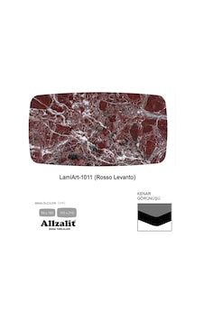 Lamiart Masa Tablası 90x180 - Dclamart-1011 - Rosso Levanto Çok Renkli Lamiart Masa Tablası 90x180 - Dclamart-1011 - Rosso Levanto Çok Renkli