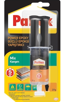 Pattex Güçlü Epoksi Yapıştırıcı 27Gr Mix Karışım Pattex Güçlü Epoksi Yapıştırıcı 27Gr Mix Karışım