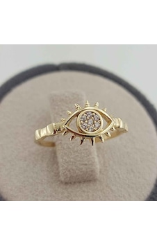 Altınbeyı Göz Yüzük 14 Ayar Altın 1.60 Gram Abyyzk0110