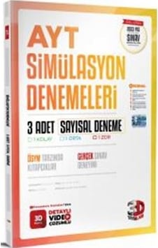 2025 3d Yayınları Ayt Sayısal 3 Lü Simülasyon Genel Deneme 2025 3d Yayınları Ayt Sayısal 3 Lü Simülasyon Genel Deneme