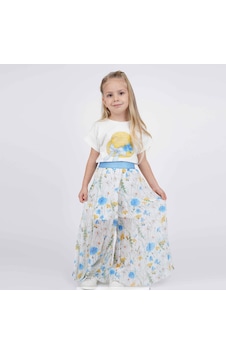 Xo Kids P-003344 Bes 3953 Kız Bluz 2-6 Yaş Ekru Xo Kids P-003344 Bes 3953 Kız Bluz 2-6 Yaş Ekru