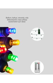 Noel Ve Parti Dekorasyonu İçin 2x2 Led Perde Işık 8 Fonksiyonlu Çokrenkli Noel Ve Parti Dekorasyonu İçin 2x2 Led Perde Işık 8 Fonksiyonlu Çokrenkli