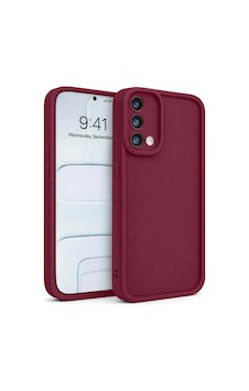 Oppo A74 4g Uyumlu Kamera Çıkıntılı Mat Silikon Telefon Kılıfı Bordo Oppo A74 4g Uyumlu Kamera Çıkıntılı Mat Silikon Telefon Kılıfı Bordo
