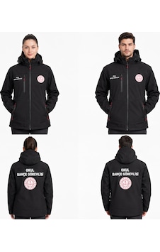 Okul Bahçe Görevlisi Soft Shell Mont - Siyah Okul Bahçe Görevlisi Soft Shell Mont - Siyah