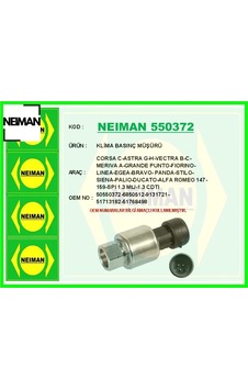 Klima Basınç Müşürü Corsa C-astra G-h-vectra B-c-merıva A-grande Punto-fıorıno-lınea-egea-bravo- Pan Neıman 50550372 Klima Basınç Müşürü Corsa C-astra G-h-vectra B-c-merıva A-grande Punto-fıorıno-lınea-egea-bravo- Pan Neıman 50550372