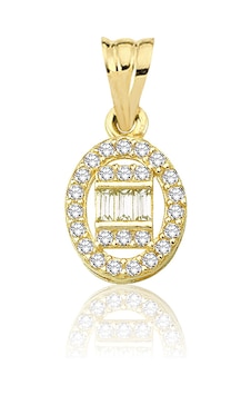 Oval Baget Kolye Ucu Oval Baget Kolye Ucu