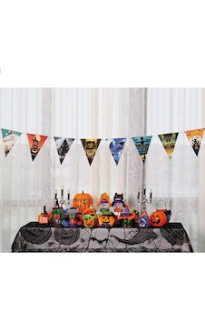 Cadılar Bayramı Halloween Flama Bayrak Banner Süs 8 Li 3 Metre 5668 Cadılar Bayramı Halloween Flama Bayrak Banner Süs 8 Li 3 Metre 5668