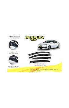 Perflex Pd4-ty09 Cam Ruzgarlıgı Mugen Tıp 4 Parca Toyota Corolla Dynamıc 2007-2012