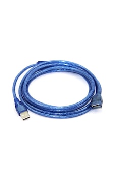 Rose 3Metre Usb 2.0 Uzatma Kablosu Mavi Filtreli