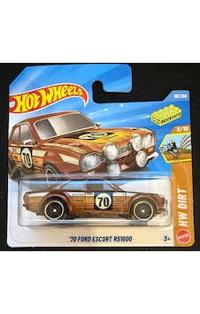 Hot Wheels Tekli Arabalar '70 Ford Escort Rs1600 Jjk08 Dirt Çok Renkli Hot Wheels Tekli Arabalar '70 Ford Escort Rs1600 Jjk08 Dirt Çok Renkli