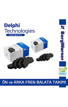 Honda Civic Fb7 2006-2016 Delphi Ön ve Arka Fren Balatası Honda Civic Fb7 2006-2016 Delphi Ön ve Arka Fren Balatası