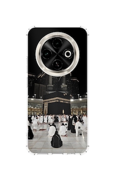 Tecno Spark 30c Uyumlu Kabe Umre Baskılı Silikon Kılıf Tecno Spark 30c Uyumlu Kabe Umre Baskılı Silikon Kılıf