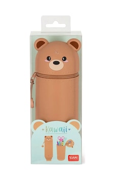 Legami Kawaii 2-ın-1 Silikon Kalem Çantası Oyuncak Ayı Ka0011 Çok Renkli Legami Kawaii 2-ın-1 Silikon Kalem Çantası Oyuncak Ayı Ka0011 Çok Renkli