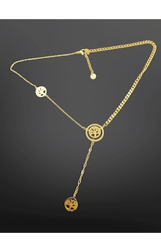 Minimal Gold Renk Hayat Ağacı Temalı 316l Çelik Y-kolye - Anlamlı Ve Şık Zincir Detaylı Gold Minimal Gold Renk Hayat Ağacı Temalı 316l Çelik Y-kolye - Anlamlı Ve Şık Zincir Detaylı Gold