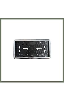 Bezos Çerçeveli Dikdörtgen Plakalık Plaka Altlığı Krom Nikelajlı 32x17cm 1 Adet Bezos1 Bezos Çerçeveli Dikdörtgen Plakalık Plaka Altlığı Krom Nikelajlı 32x17cm 1 Adet Bezos1