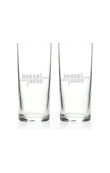 Kişiye Özel İkili İsimli Rakı Bardağı Seti - 20 Kişiye Özel İkili İsimli Rakı Bardağı Seti - 20