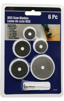 6 Parça Mini Yuvarlak Testere Bıçakları 22---44mm 6 Parça Mini Yuvarlak Testere Bıçakları 22---44mm