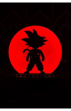 Songoku Tasarımlı Gece Lambası Çok Renkli Songoku Tasarımlı Gece Lambası Çok Renkli