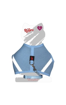 Natura Aır Net Harness For Cats Blue L Natura Aır Net Harness For Cats Blue L