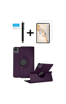 Honor Pad X9a 11.5 Inç Kılıf Ekran Koruyucu Kalem Seti 360 Dönebilen Kapak Ön Arka Koruma Mor Honor Pad X9a 11.5 Inç Kılıf Ekran Koruyucu Kalem Seti 360 Dönebilen Kapak Ön Arka Koruma Mor