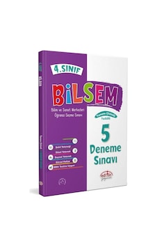 4. Sınıf Bilsem Tamamı Çözümlü 5 Fasikül Deneme Sınavı Editör Yayınevi 4. Sınıf Bilsem Tamamı Çözümlü 5 Fasikül Deneme Sınavı Editör Yayınevi