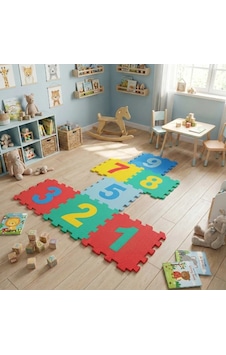 Yermatı Çocuk Oyun Eğitim Güvenli Eva Darbe Emici Canlı Renkler 9 Parça Sayılar Puzzle Yer Matı Yermatı Çocuk Oyun Eğitim Güvenli Eva Darbe Emici Canlı Renkler 9 Parça Sayılar Puzzle Yer Matı