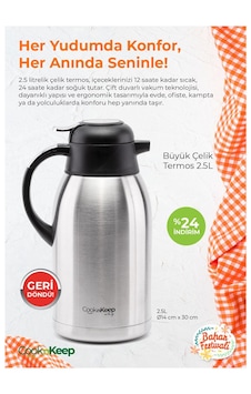 Cooknkeep Termos Açık Gri Cooknkeep Termos Açık Gri