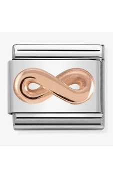 Sonsuzluk 430106/03 İtalyan Charm Altın - Gümüş - Rose