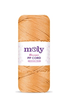 Moly Pp Cord Polyester Makrome No:3 1mm 049-sarı Örgü İpi 100 Gram Moly Pp Cord Polyester Makrome No:3 1mm 049-sarı Örgü İpi 100 Gram