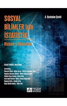 Pegem Akademi Yayıncılık - Sosyal Bilimler İçin İstatistik Pegem Akademi Yayıncılık - Sosyal Bilimler İçin İstatistik