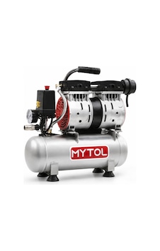 Mytol Ews06 6 Litre 0,75 Hp Yağsız Sessiz Hava Kompresörü 8 Bar Mytol Ews06 6 Litre 0,75 Hp Yağsız Sessiz Hava Kompresörü 8 Bar